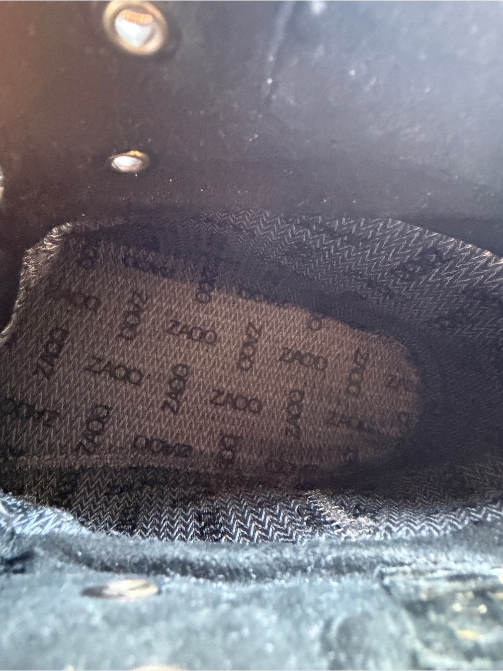 Zaqq Black Lace-Up Ankle Boots - Picture 6 of 7